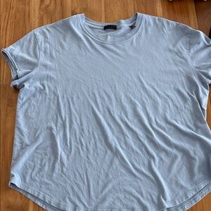 ATM Anthony Thomas Melillo Pale Blue Short Sleeve Crewneck Tee